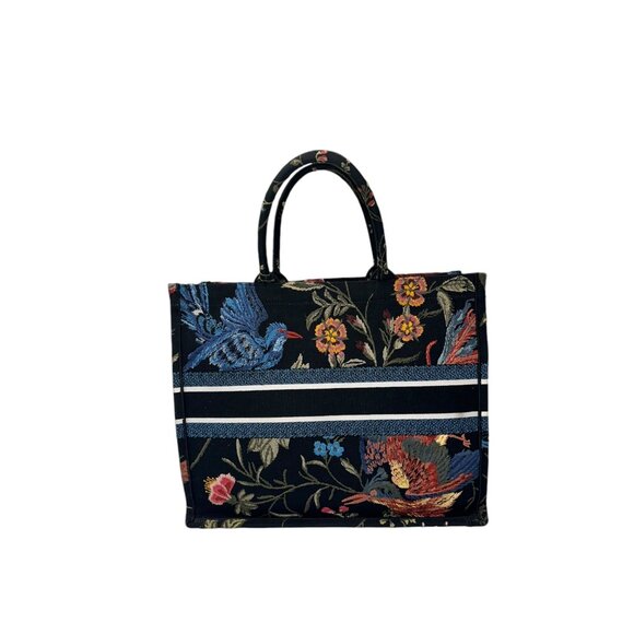 Christian Dior Large Bird Book Tote - Picture 3 of 6